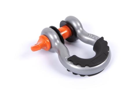 3/4 Inch D Ring Shackle with Isolator 10,500 lbs of Working Limit CrawlTek