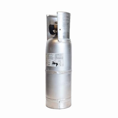 6 LB Aluminum Propane Tank Worthington Silver Power Tank