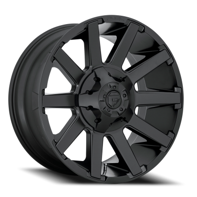 Aluminum Wheels 20X10 Contra D437 5 On 139.7/5 On 150 Matte Black 110.1 Bore -18 Offset 8 Spoke Fuel Off Road Wheels