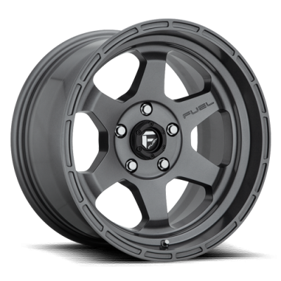 Aluminum Wheels 20X9 Shok D665 5 On 127 Matte Anthracite Gray 71.5 Bore 1 Offset Fuel Off Road Wheels