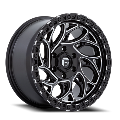 Aluminum Wheels 15X10 Runner OR D840 5 On 114.3 Gloss Black Milled 72.56 Bore -43 Offset Fuel Off Road Wheels