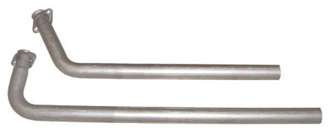 Exhaust Manifold Down Pipe 78-88 G-Body Chevy Small Block 2.5 in 3 Bolt Hardware Not Incl Natural 409 Stainless Steel Pypes Exhaust