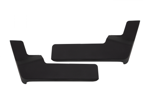 Jeep JL Quarter Panel Chip Guards For 18-Pres Wrangler JL 2/4 Door Black Fishbone Offroad