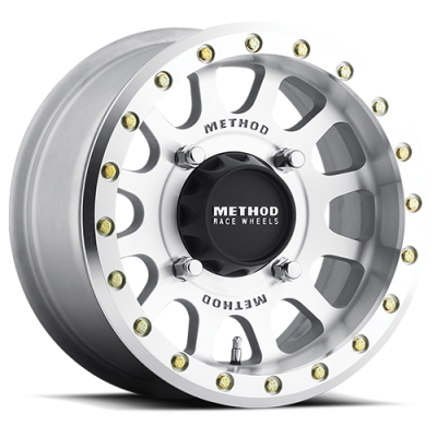 Aluminum Wheels 14x7 MR401 Beadlock UTV Bolt Pattern 4 On 156 Offset 38 Lip Size 0.94 Machined Raw Machined SL Method