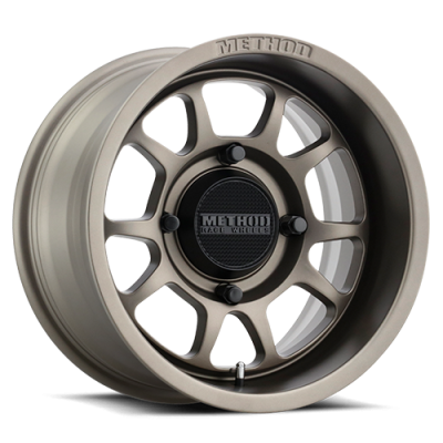 Aluminum Wheels 15x8 MR409 Bead Grip UTV Bolt Pattern 4 On 156 Offset 0 Lip Size 3.15 Steel Grey GY Method