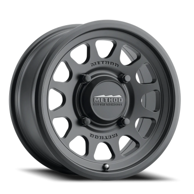 Aluminum Wheels 14x7 MR414 Bead Grip UTV Bolt Pattern 4 On 156 Offset 38 Lip Size 0.79 Matte Black MB Method