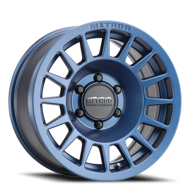 Aluminum Wheels 17x8.5 Bead Grip MR707 Bolt Pattern 6 On 139.7 Offset 0 Lip Size 0 Bahia Blue BL Method