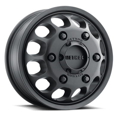 Aluminum Wheels 16x6 MR901 Dually Bolt Pattern 6 On 180 Offset 110 Lip Size 0 Matte Black Method