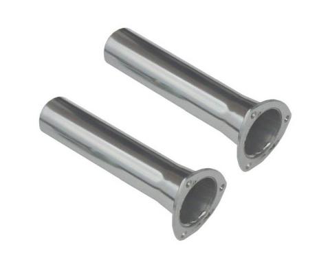 Reducers 3.5 in Header To 3 in Pipe Collector Polished Finish Hardware Incl 304 Stainless Steel Pypes Exhaust
