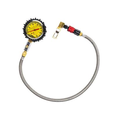 Tire Pressure Gauge Hands Free 60 PSI 24 Inch Hose Power Tank