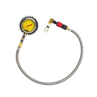 Tire Pressure Gauge Hands Free 160 PSI 24 Inch Hose Power Tank