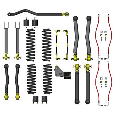 Jeep Wrangler 3.5 Inch Premium Lift Kit For 07-18 JK Clayton Off Road