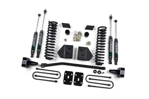 08-10 Ford F-250/F-350 Super Duty 4 Inch Lift Kit With Nitro Shocks Zone Offroad