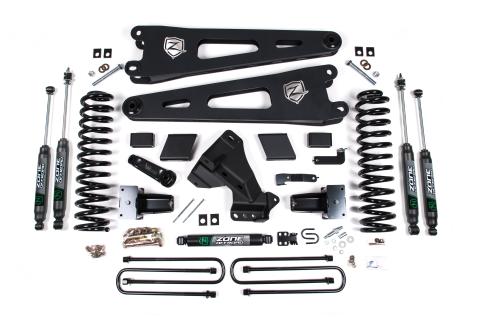 20-21 F-350 Dually 6 Inch Radius Arm Lift Kit Fox Adventure Shocks Gas Zone Offroad