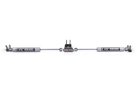 Dual Steering Stabilizer Kit w/ NX2 Shocks Jeep Wrangler JK 07-18