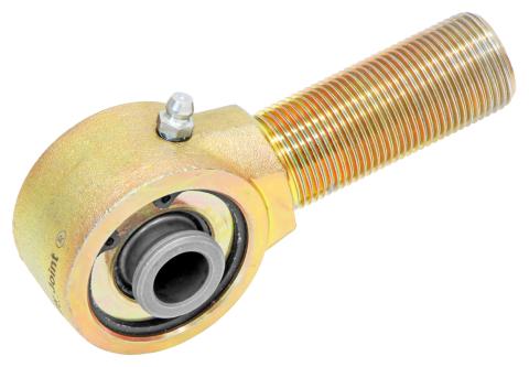 Johnny Joint Rod End 2 Inch Narrow Forged 1.600 Inch X .480 Inch Ball 1 Inch-14 Left Hand Threaded Shank Externally Greased RockJock 4x4