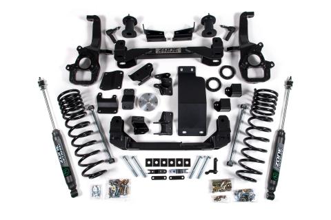 19-23  RAM 1500 Rebel/OffRoad 4WD 4 Inch Front 5 Inch Rear Lift Kit Fox Adventure Shocks		 Zone Offroad