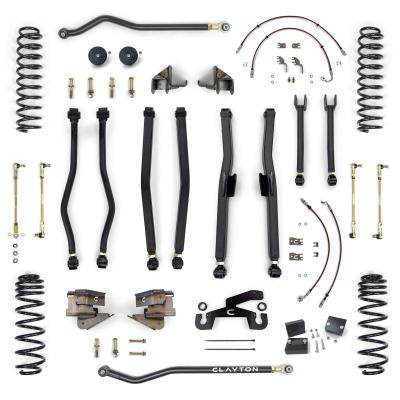 Jeep Wrangler 392 Overland+ 2.5 Inch Long Arm Lift Kit 2021-2025 JL Clayton Offroad