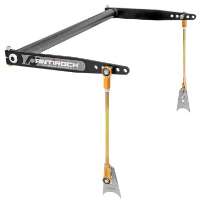 Antirock Sway Bar Kit Universal 36 Inch x .1 Inch Bar 18 Inch Steel Arms RockJock 4x4