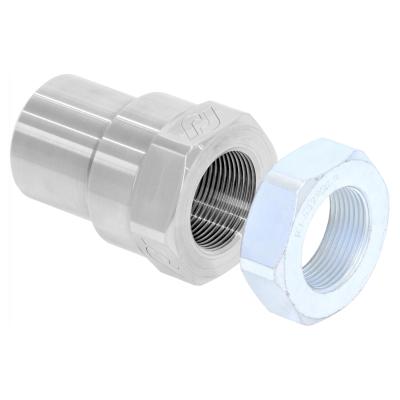 Threaded Bung With Jam Nut 1 1/2 Inch-12 RH Thread Set RockJock 4x4
