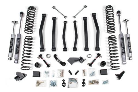 4 Inch Lift Kit Jeep Wrangler JK 12-18 2-Door Fixed Link Sway Bar Fox 2.0 Performance Shocks