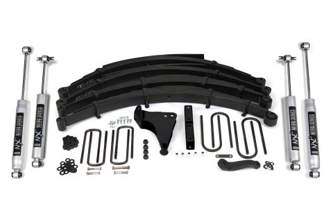 8 Inch Lift Kit Ford F250/F350 Super Duty 99-04 4WD Square U Bolt Before 2-28-99 NX2 Nitro