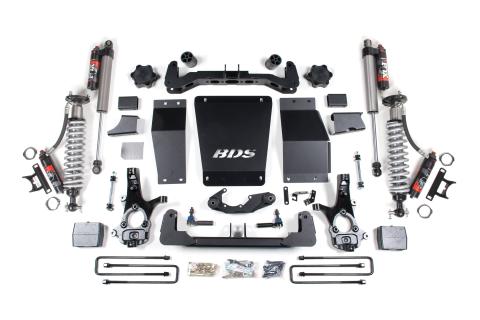 6 Inch Lift Kit FOX 2.5 Performance Elite Block Lift Coil-Over Cast Steel 14-18 Silverado/Sierra 1500 4WD BDS Suspension
