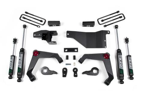 01-10 Yukon XL Avalanche 2500 07-10 Silverado/Sierra 2500HD/3500HD 3 Inch With Nitro Shocks Zone Offroad