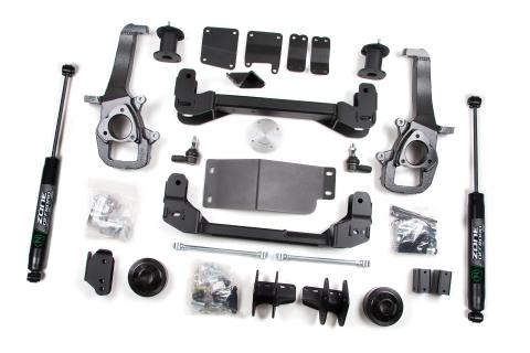 2012 RAM 1500 4 Inch Lift Kit With Nitro Shocks Zone Offroad