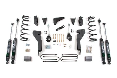03-07 Dodge RAM 2500 6 Inch Lift Kit With 3.5 Inch Axle Gas With Nitro Shocks Zone Offroad