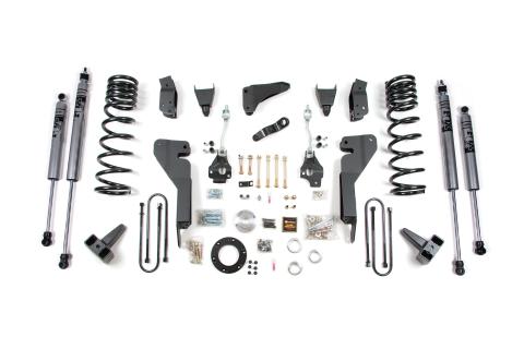 08 Dodge RAM 2500 8 Inch Lift Kit With 4 Inch Axle Diesel Fox Shocks Zone Offroad