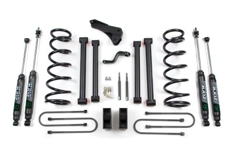 03-07 Dodge 2500/3500 With 4-1/8 Axle Coil Spring LIft Kit With Nitro Shocks Zone Offroad