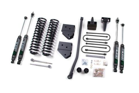05-07 Ford F-250/F-350 Super Duty Gas 4 Inch Lift Kit With Nitro Shocks Zone Offroad