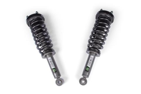 09-13 Ford F-150 4WD 2 Inch Leveling Kit, 0 Inch Rear Lift - Nitro Loaded Struts Zone Offroad