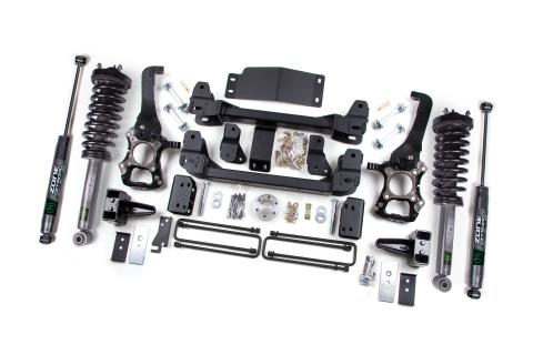 09-13 Ford F-150 4WD 4 Inch Suspension Lift Kit, 4 Inch Rear Lift, Block - Nitro Loaded Struts, Nitro Shocks Zone Offroad