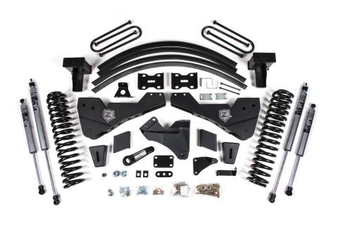 11-16 F-250/350 8 Inch Lift Kit  Without Overload Diesel With Fox Adventure Shocks Zone Offroad
