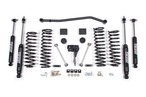 07-15 Jeep Wrangler JK 4 Door 4 Inch Coil Spring Lift Kit With Nitro Shocks Zone Offroad