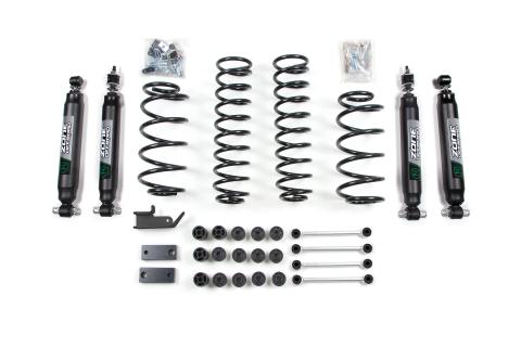 97-06 Jeep Wrangler TJ 4.25 Inch Combo Lift Kit With Discos Nitro Shocks Zone Offroad