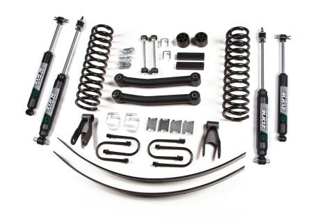 84-01 Jeep Cherokee XJ 4.5 Inch Coil Spring Lift Kit With Chrysler Axle With Nitro Shocks Zone Offroad