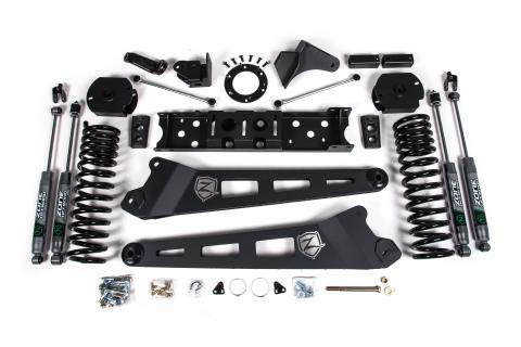 19-24 RAM 2500 4.5 Inch Radius Arm Diesel 6-Bolt T-Case Fox Adventure Shocks Zone Offroad