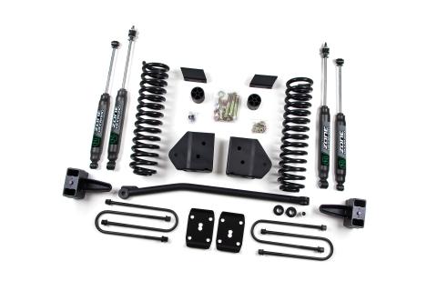11-16 Ford F-250/F-350 Super Duty 4 Inch Lift Kit With Overload Gas With Nitro Shocks Zone Offroad