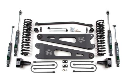 05-07 Ford F-250/F-350 Super Duty 4 Inch Radius Arm Lift Kit Diesel Fox Adventure Shocks Zone Offroad