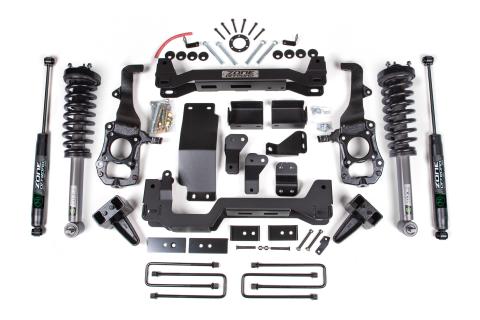 21-24 Ford F-150 4 Inch Zone Lift Kit Fox Adventure Shocks Zone Offroad