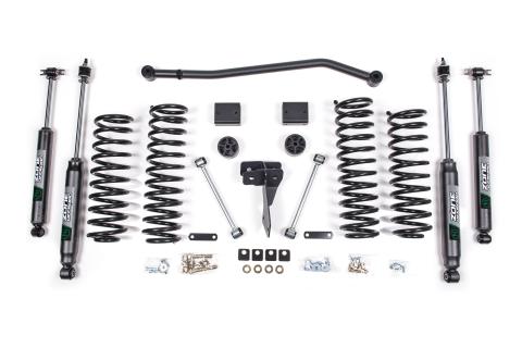 07-15 Jeep Wrangler JK 4 Door 4 Inch Coil Spring Lift Kit With Nitro Shocks Zone Offroad