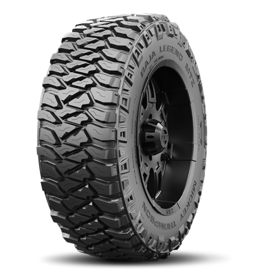 Baja Legend MTZ 17.0 Inch 35X12.50R17LT Black Sidewall Light Truck Radial Tire Mickey Thompson