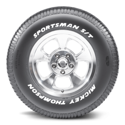 Sportsman S/T 15.0 Inch P215/70R15 Raised White Letter Passenger Auto Radial Tire Mickey Thompson