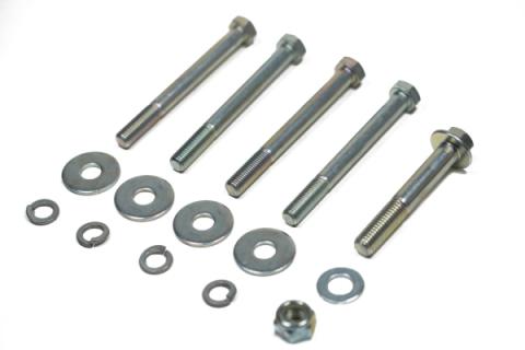 Jeep Frame Side Track Bar Reinforcement Bracket Hardware Kit Yeti XD For 07-18 Wrangler JK Steer Smarts