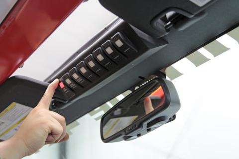 BantamX w/ Amber LED Switch panel for JK 2007-2008