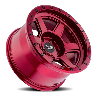 Dirty Life Race Wheels Compound 9315 Gloss Crimson Candy Red 17X9 5-127 -12Mm 78.1Mm