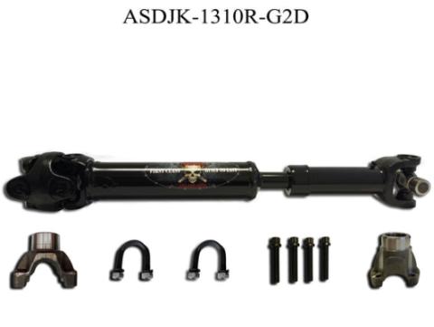 JK Rear 1310 CV Greaseable Driveshaft 2 Door Adams Driveshaft